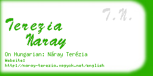 terezia naray business card